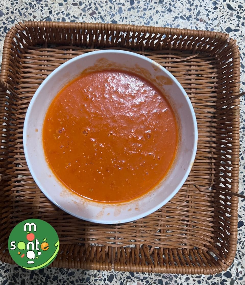 Exemple de repas équilibré préparé par un participant MONASANTE